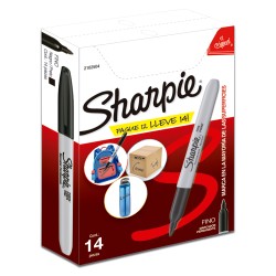 Marcador Permanente Sharpie Negro C/12+2, Punto Fino
    SHARPIE


            SKU
        133857

    
        
            
  