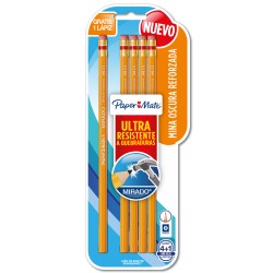 Lápiz de Grafito #2 1/2 Mirado Hexagonal Bl/4
    MIRADO


            SKU
        016594

    
        
            
          