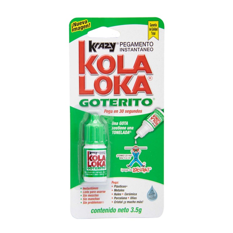 Pegamento Instantáneo Kolaloka Goterito 3.5 g.
    KOLALOKA


            SKU
        054013

    
        
            
       