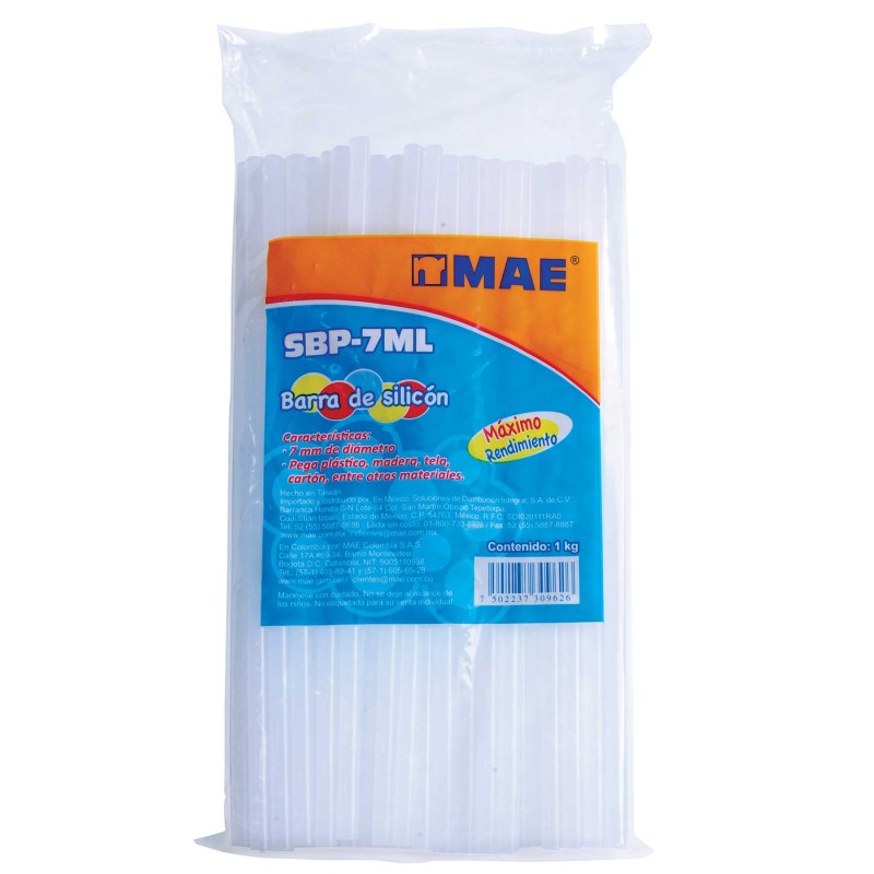 Silicón en Barra Delgada MAE 7mm. Bolsa 1 kg.
    MAE


            SKU
        149512

    
        
            
             