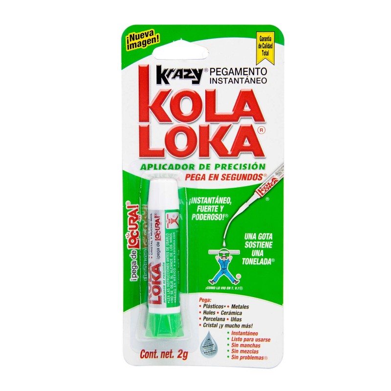 Pegamento Instantáneo Kolaloka Verde 2 g.
    KOLALOKA


            SKU
        054001

    
        
            
            