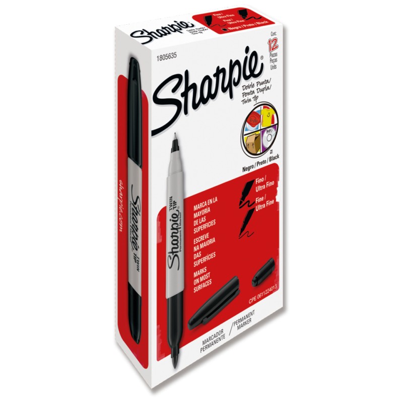 Marcador Permanente Sharpie Twin Tip Negro, Punto Fino y Ultra Fino
    SHARPIE


            SKU
        017846

    
        
