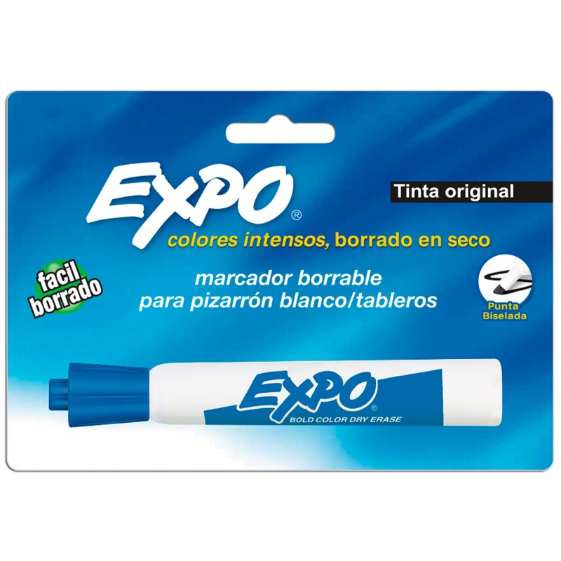 Marcador para Pintarrón Expo Bl/1 Azul, Punta Cincel
    EXPO


            SKU
        036009

    
        
            
     