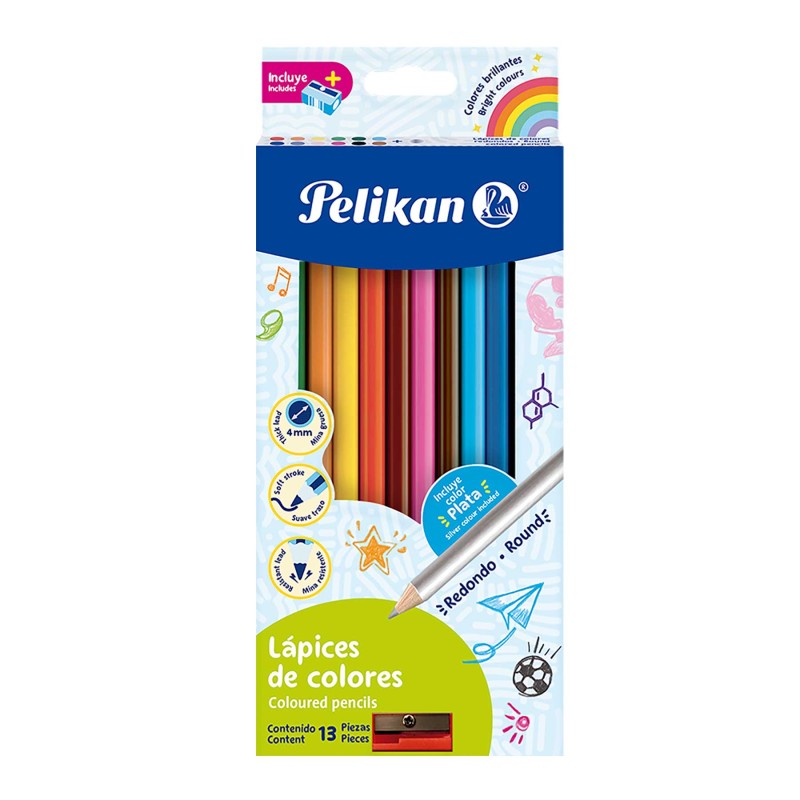 Lápices de Colores Pelikan Redondos Mina Gruesa 4 mm C/12
    PELIKAN


            SKU
        016852

    
        
          