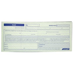 Block Pagaré Estrella 0024 9 x 21.5 cm. 50 h.
    ESTRELLA


            SKU
        059714

    
        
            
        