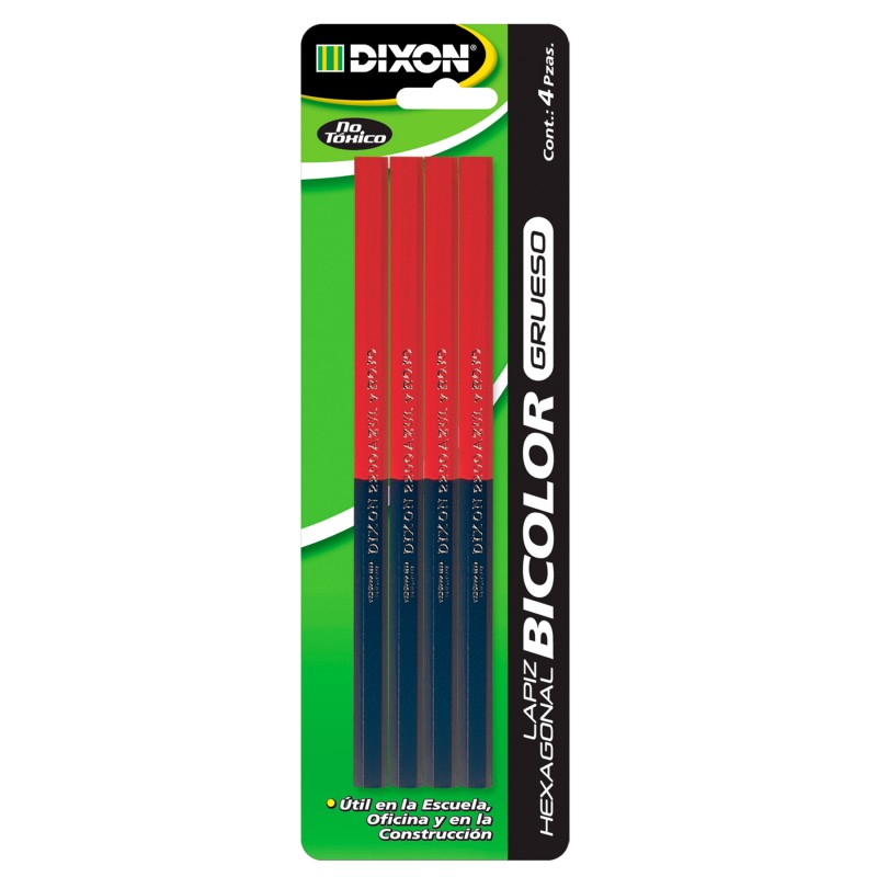 Lápiz Bicolor Grueso Dixon Bl/4
    DIXON


            SKU
        016711

    
        
            
                Sea el pr