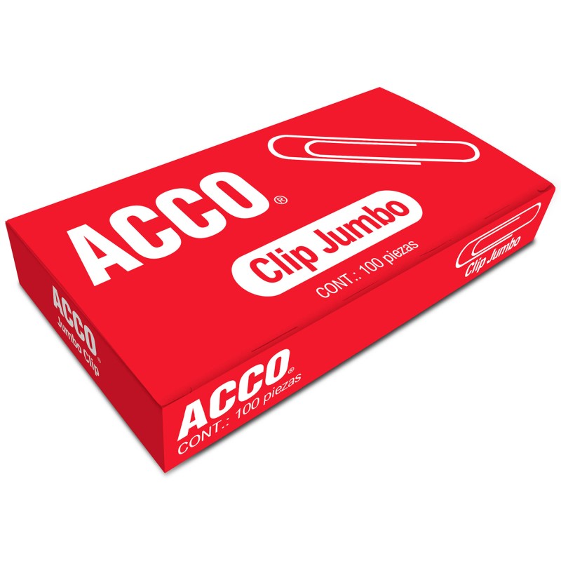 Clip Jumbo Acco C/100 
    ACCO


            SKU
        044205

    
        
            
                Sea el primero en d