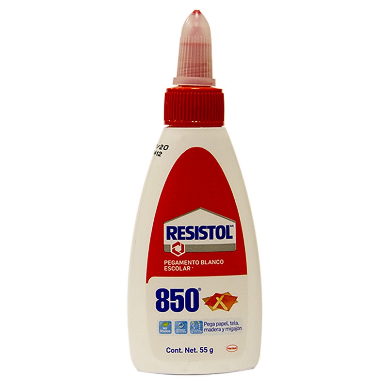Pegamento Blanco Resistol 850 55 g.
    RESISTOL


            SKU
        089340

    
        
            
                Se