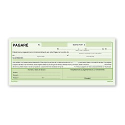 Block Pagaré Verde Mayco 9.1 x 21 cm. 50 h.
    MAYCO


            SKU
        059713

    
        
            
             