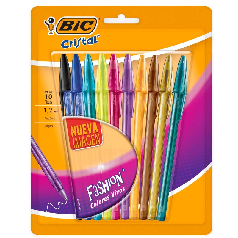 Bolígrafo Punto Grueso 1.2 mm Bic Fashion Bl/10
    BIC


            SKU
        121091

    
        
            
           