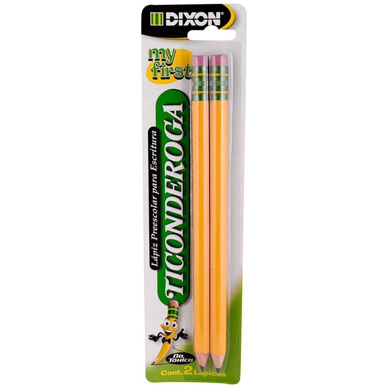 Lápiz de Grafito Entrenador #2 Ticonderoga My First Redondo Bl/2 
    TICONDEROGA


            SKU
        134063

    
       