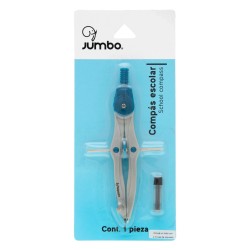 Compás Escolar Plástico Jumbo PCOM2 Bl/1 
    JUMBO


            SKU
        070559

    
        
            
               