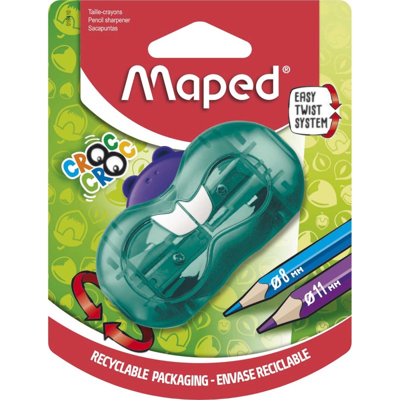 Sacapuntas con Depósito Maped Croc Croc Castor 2 Orificios Bl/1
    MAPED


            SKU
        126498

    
        
      