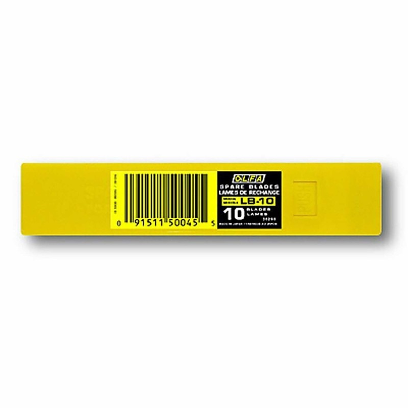Repuesto P/Cuchilla Olfa Lb-10 18 Mm. Grande Bl/10 Navajas
    OLFA


            SKU
        007021

    
        
            