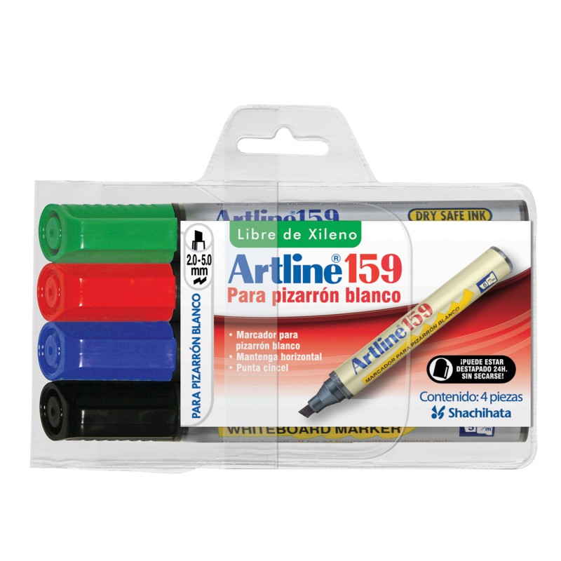 Marcador para Pintarrón Artline 159 Bl/4 Punta Cincel
    ARTLINE


            SKU
        019297

    
        
            
 