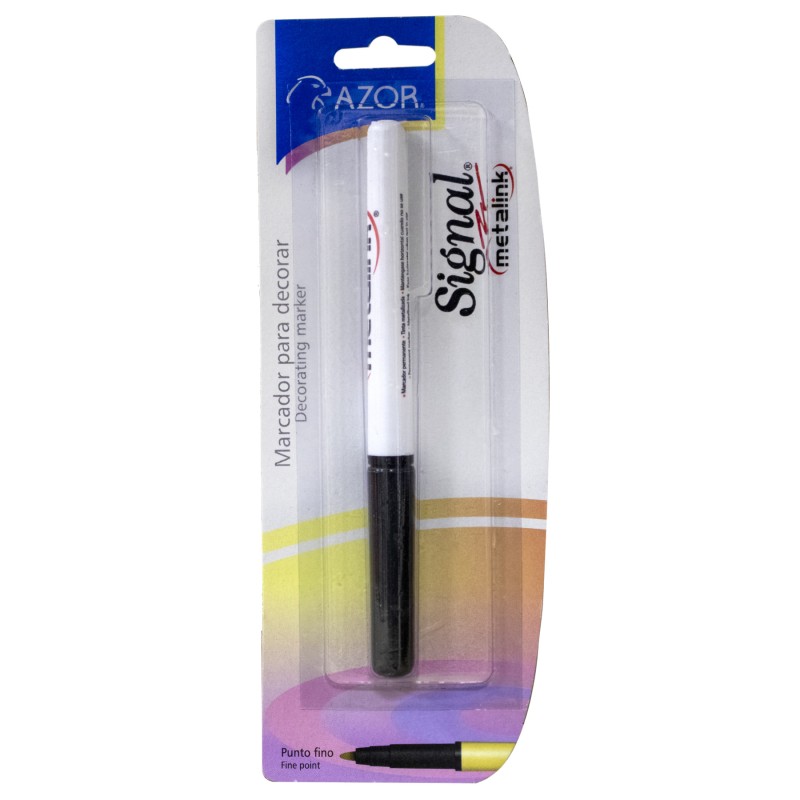 Marcador Permanente Azor Signal Metalink Bl/1 Blanco, Punto Fino
    AZOR


            SKU
        113106

    
        
      