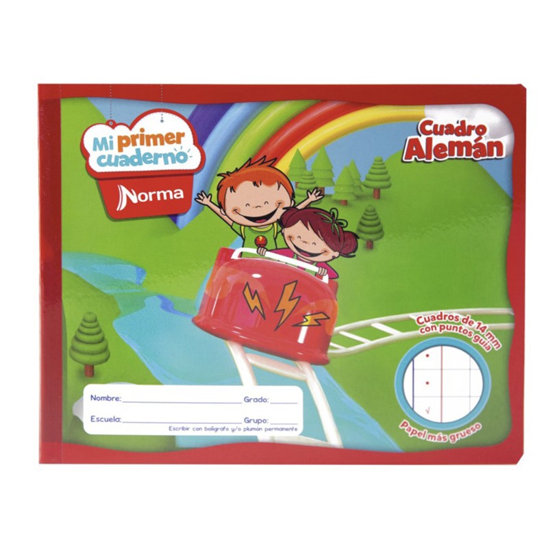 Mi Primer Cuaderno Forma Italiano Cosido Norma 834051 Cuadro Alemán 72 h.
    NORMA


            SKU
        134498

    
     