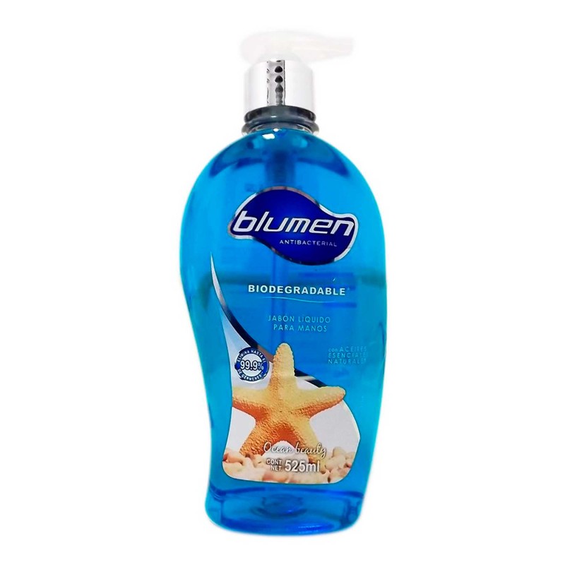 Jabón Líquido Blumen 525 ml. Ocean
    BLUMEN


            SKU
        089397

    
        
            
                Sea e