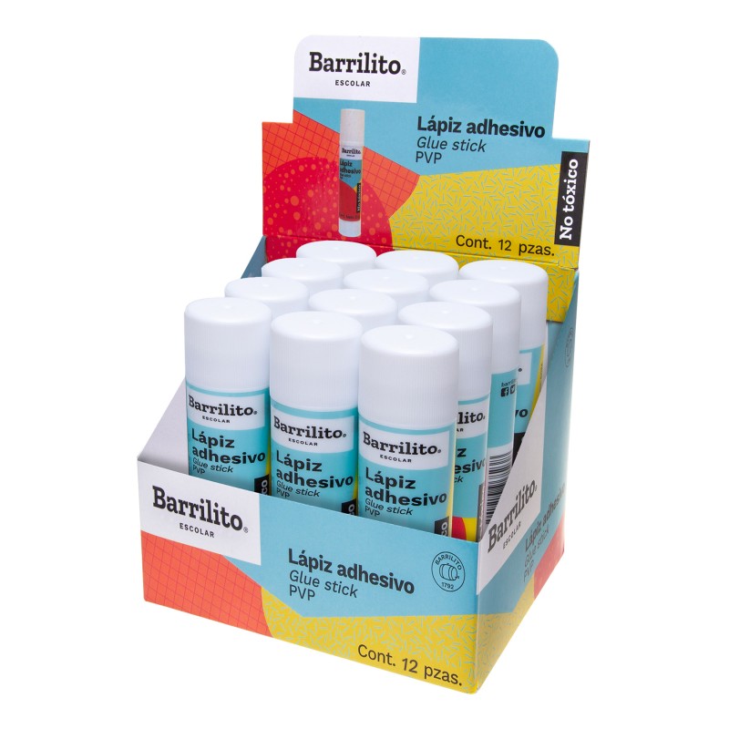 Lápiz Adhesivo Barrilito 36 g. con 12 piezas
    BARRILITO


            SKU
        131529

    
        
            
        