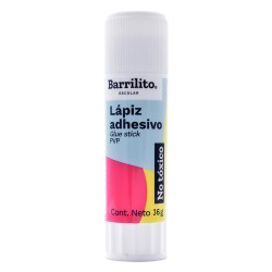 Lápiz Adhesivo Barrilito 36 g. con 12 piezas
    BARRILITO


            SKU
        131529

    
        
            
        