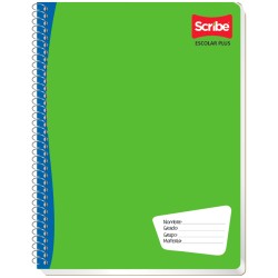 Cuaderno Profesional Scribe Escolar Plus 7971 Blanco 100 h. 
    SCRIBE


            SKU
        193444

    
        
        