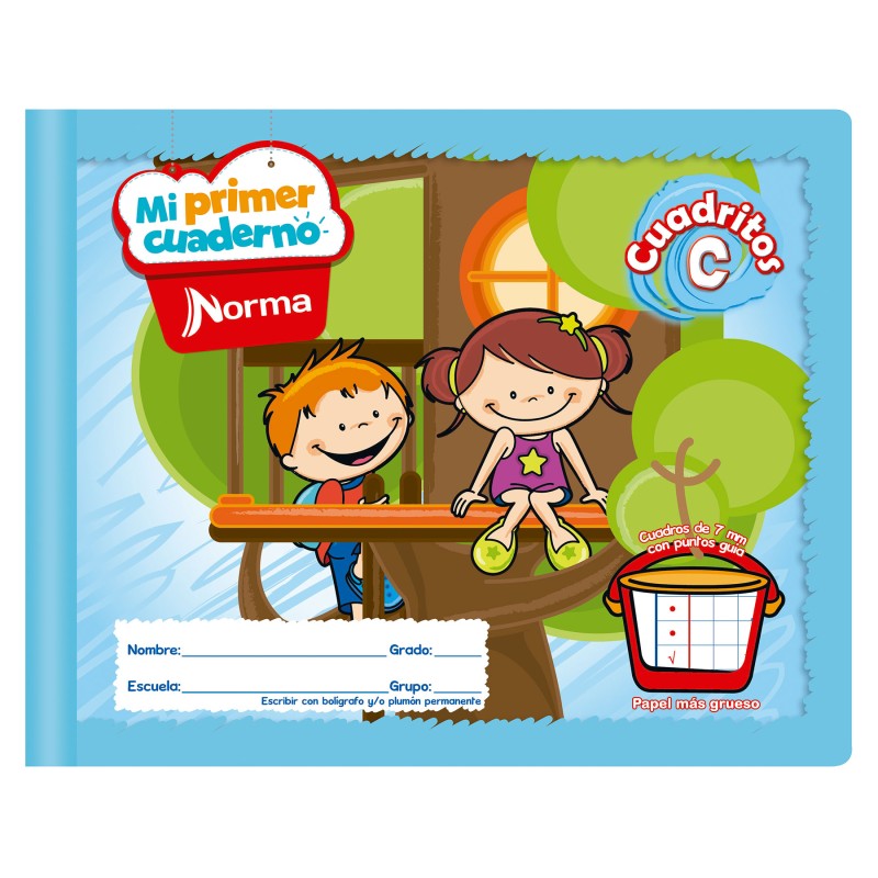 Mi Primer Cuaderno Forma Italiana Cosido Norma Cuadritos C 72 h.
    NORMA


            SKU
        107899

    
        
     