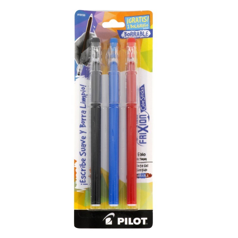 Bolígrafo Borrable Punto Fino 0.7 mm Pilot Frixion Color Sticks Gel Bl/2+1
    PILOT


            SKU
        120266

    
    