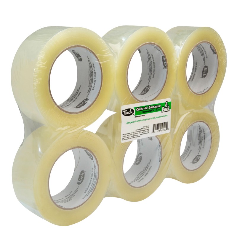 Cinta Adhesiva Empaque Transparente Tuk 179, 48 mm x 150 m.
    TUK


            SKU
        066504

    
        
            