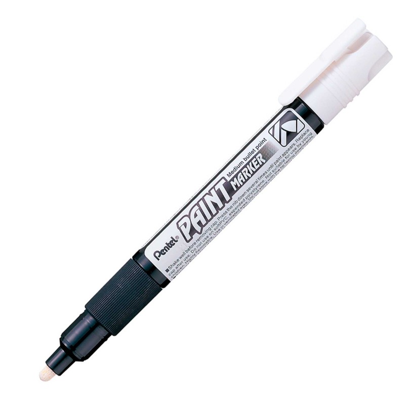 Marcador Permanente Pentel Paint Marker MMP20-W Blanco, Punta bala 2-4 mm
    PENTEL


            SKU
        113121

    
    