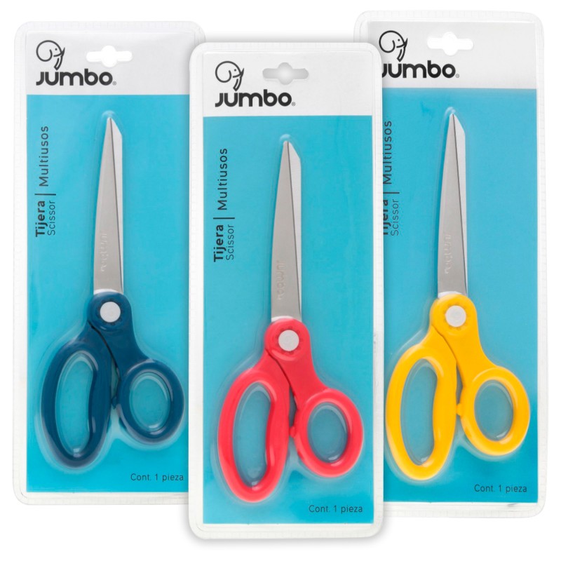 Tijera P/Oficina Jumbo Ptij6 7\" (17.8 Cm) Mango Plastico