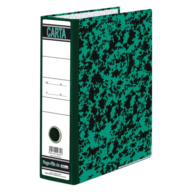 Registrador Marmoleado Printaform REGNEGO Carta
    PRINTAFORM


            SKU
        046631

    
        
            
    