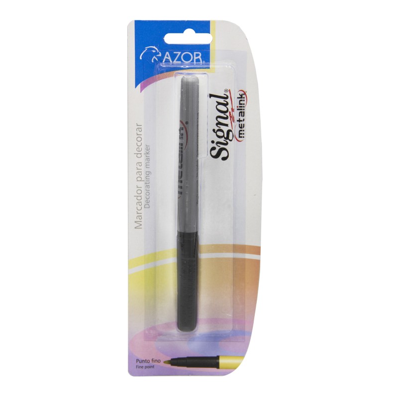 Marcador Permanente Azor Signal Metalink Bl/1 Plata, Punto Fino
    AZOR


            SKU
        017885

    
        
       