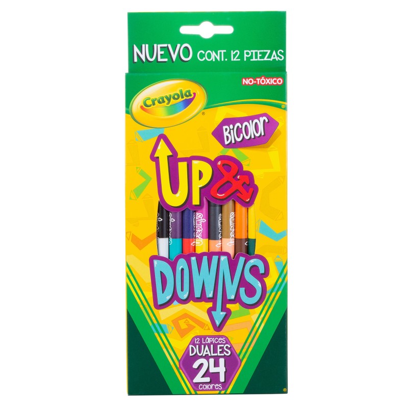 Lápices de Colores Crayola Up&Down Redondos Doble Punta C/12x24
    CRAYOLA


            SKU
        139332

    
        
    