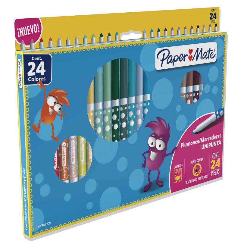 Plumones Paper Mate C/24 Lavables
    PAPER MATE


            SKU
        150106

    
        
            
                Se