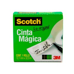Cinta Adhesiva Mágica Scotch 810, 12 mm x 33 m.
    SCOTCH


            SKU
        081614

    
        
            
        
