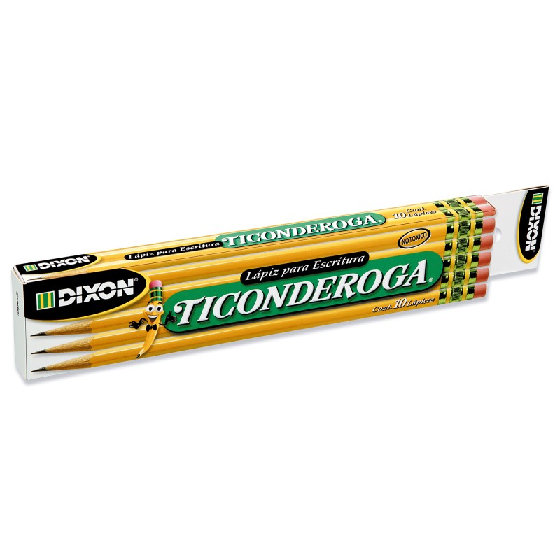 Lápiz de Grafito #2 1/2 Ticonderoga Hexagonal C/10
    TICONDEROGA


            SKU
        016562

    
        
            
