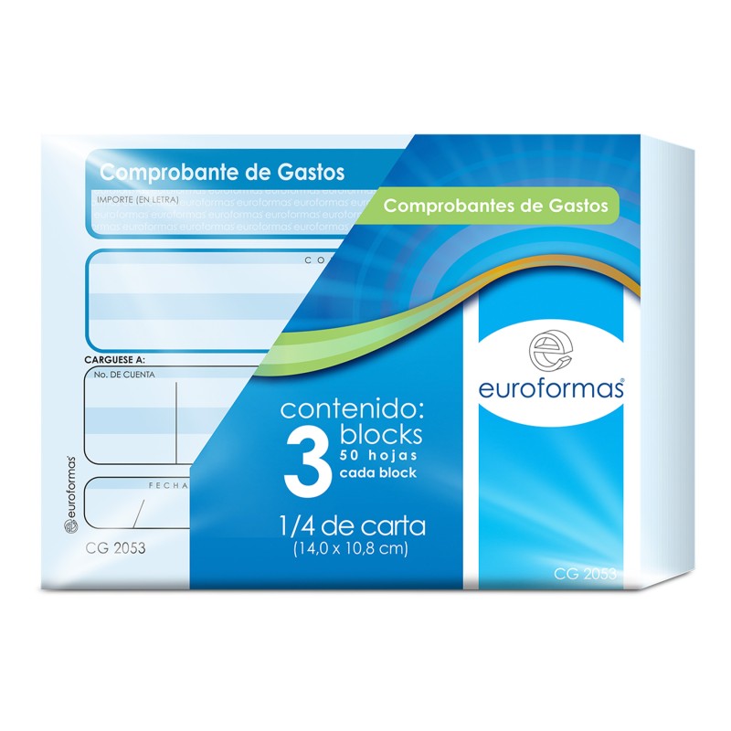 Comprobante de Gastos Euroformas ER0101 1/4 Carta 50 h.
    EUROFORMAS


            SKU
        050254

    
        
         