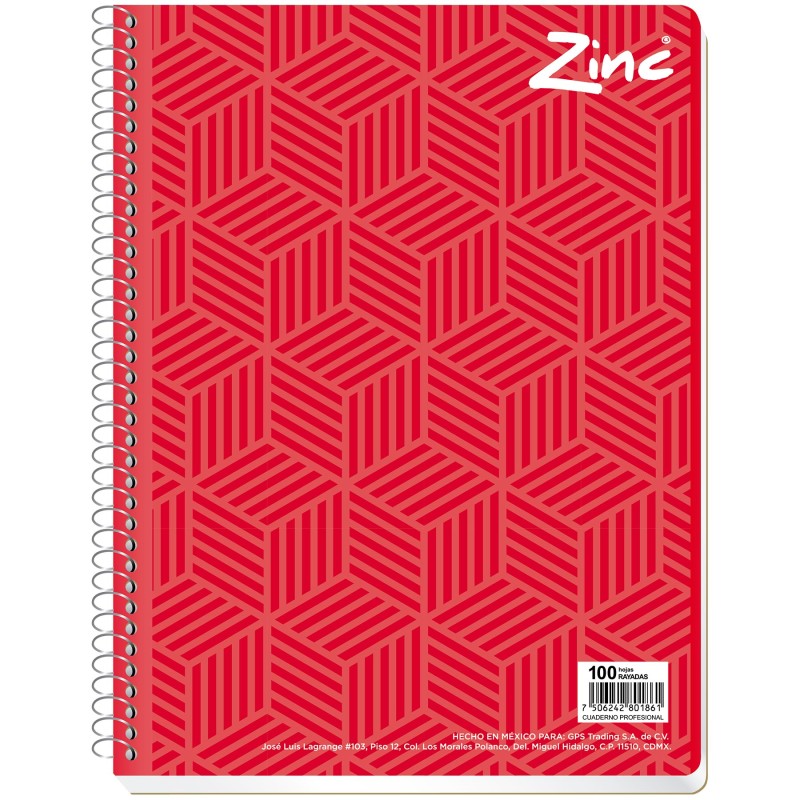 Cuaderno Profesional Zinc Cuadro Chico 100 h.
    SCRIBE


            SKU
        193453

    
        
            
          