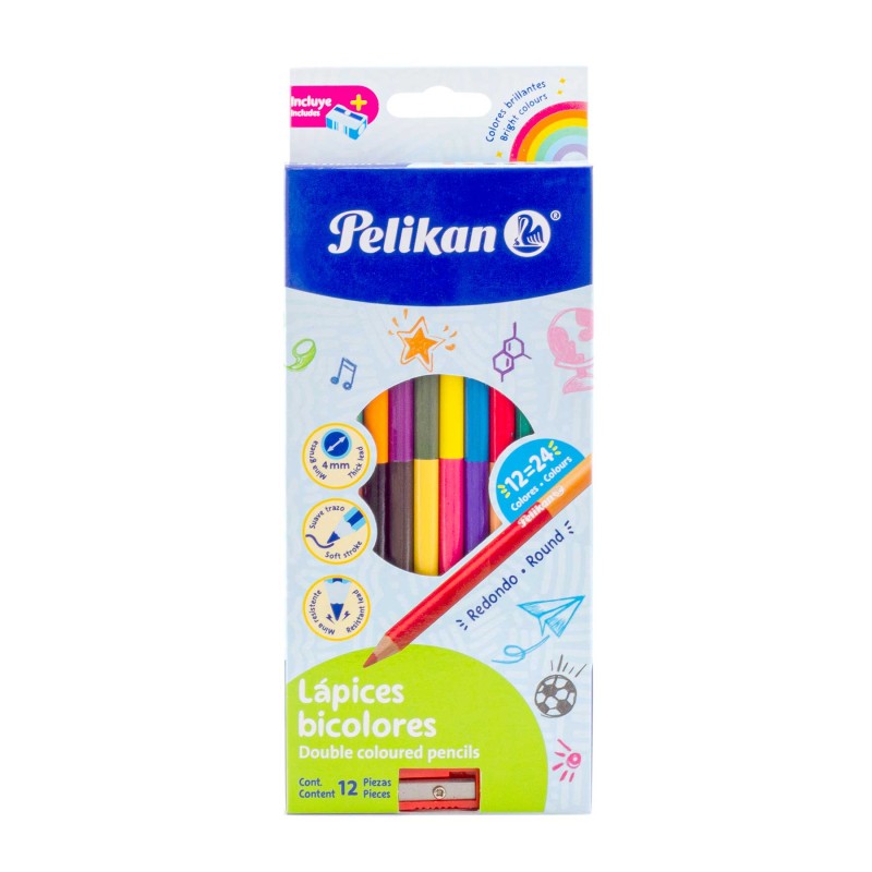 Lápices de Colores Pelikan Redondos Doble Punta C/12x24
    PELIKAN


            SKU
        139333

    
        
            