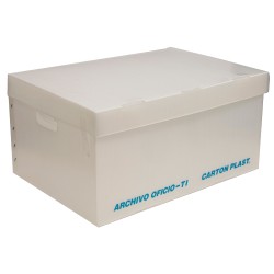 Caja para Archivo Plástico Cartonplast Oficio 50 x 36.5 x 25 cm. Tapa Integrada
    CARTONPLAST


            SKU
        085434